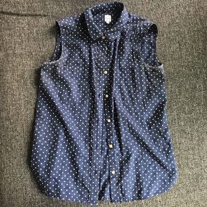 ⚡️PRICE DROP⚡️Dot Madewell Sleeveless Buttondown